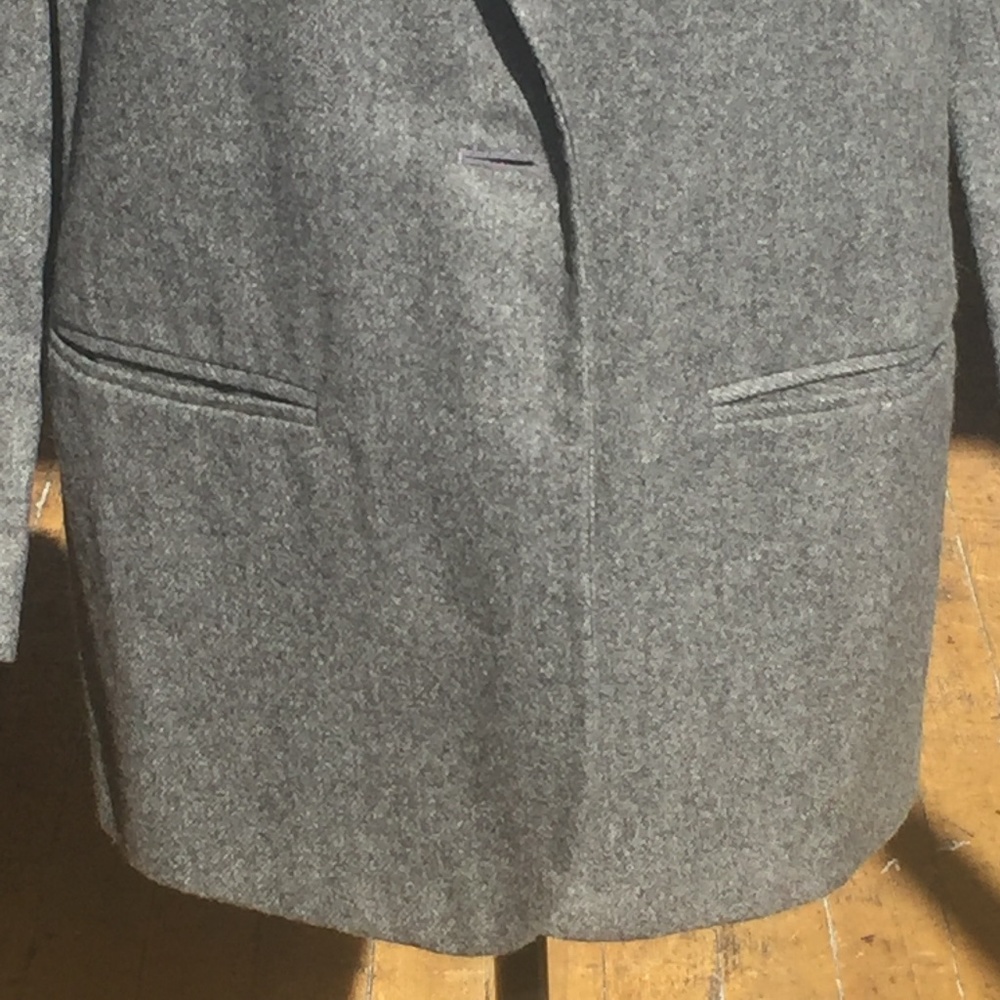 Sag Harbor Gray Wool Loose/oversized blazer - Picture 2 of 6